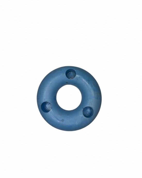Donut Pot Şamdan Mumluk (Mavi)