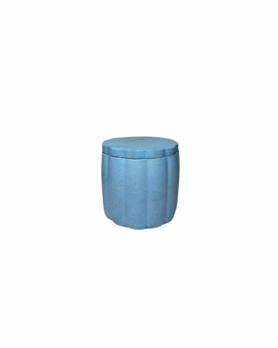 Flower Pot Mum Kabı (Mavi)