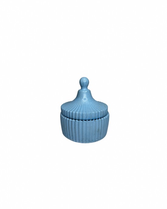 Circus Pot Mum Kabı (Mavi)