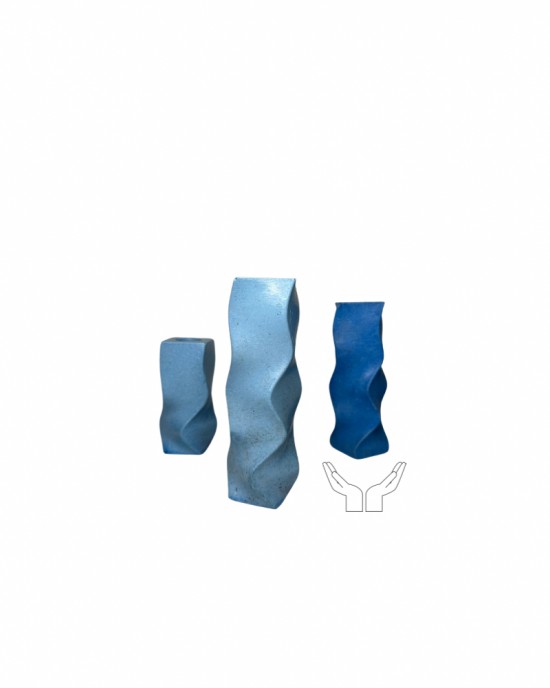 Wavy Pot (Lacivert)