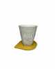 GeoDrop Pot Bardak Altlığı (Sarı)