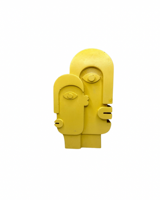 Two Faced Pot II (Sarı)