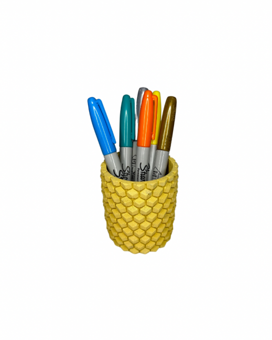 Cubism Pot (Sarı)
